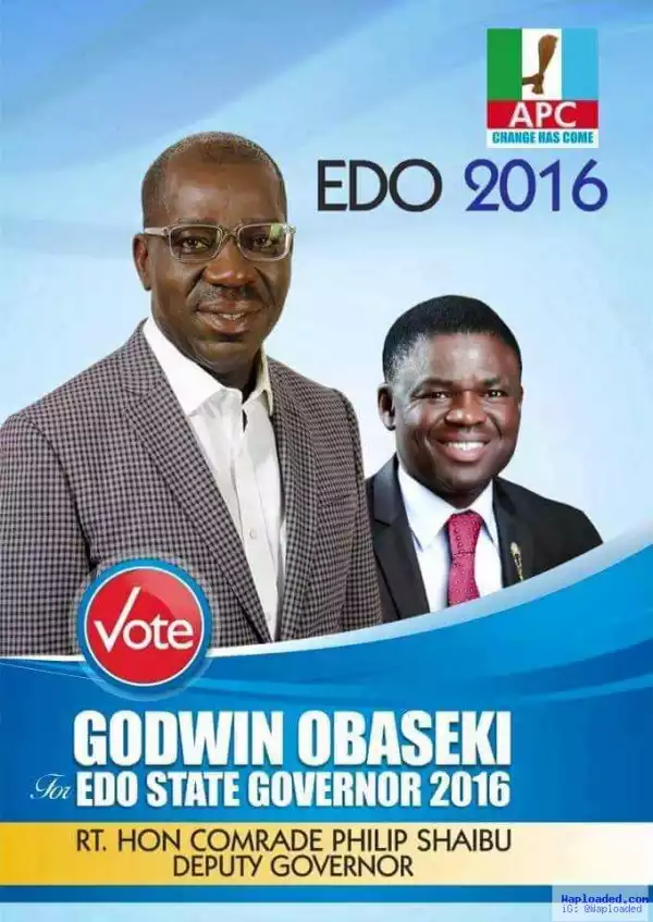 Godwin Obaseki Confirms Philip Shaibu as Running Mate In Edo Polls